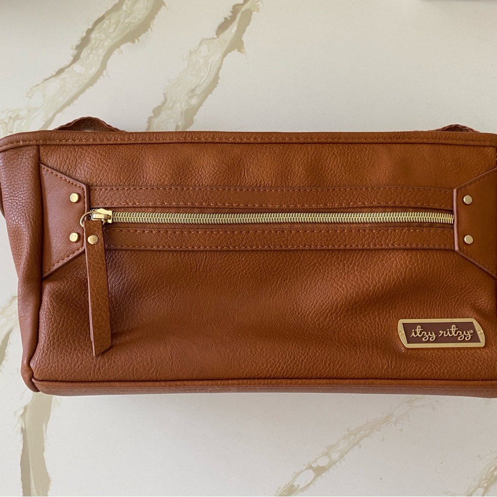 Itsy Ritzy Tan Stroller Caddy